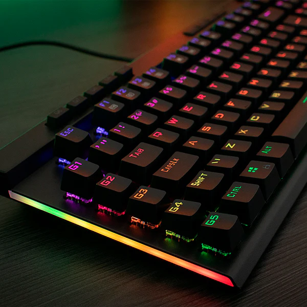 Teclado Redragon Magic Wand Pro K Pro Optomecanico Sw Red Rgb