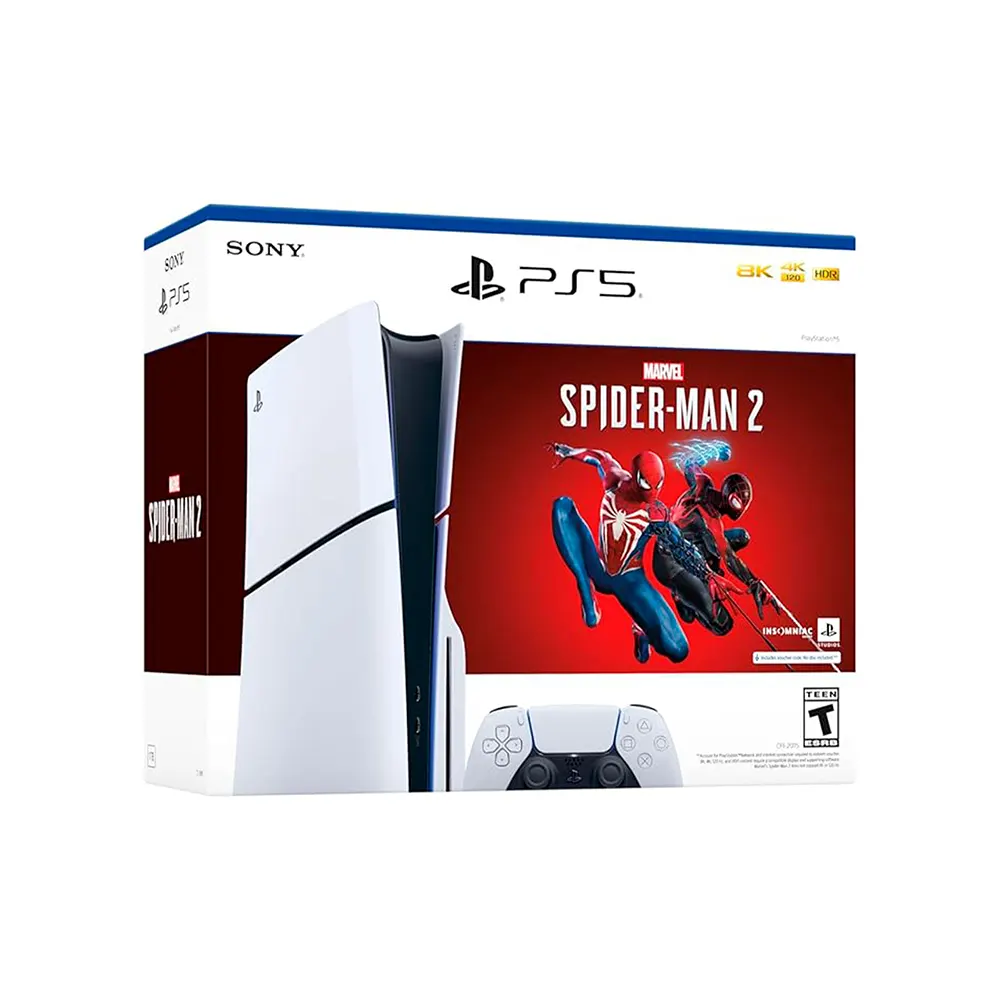 Consola Playstation 5 Slim Con Lector Spiderman 2 Bundle Necdigitalstore Tienda Gamer