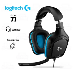 AUDIFONO LOGITECH G432 | 3.5MM-USB | 7.1