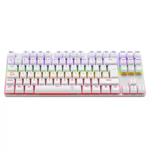 TECLADO T-DAGGER BORA T-TGK313 | MECANICO | SW-RED | RAINBOW | BLANCO