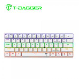 TECLADO T-DAGGER ARENA T-TGK321 | INGLES | MECANICO | SW-BROWN | RAINBOW | BLANCO