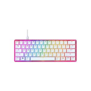 TECLADO HYPERX ALLOY ORIGINS 60 | MECANICO | SW-RED | RGB | ROSADO