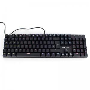 TECLADO HALION GAMING CASTOR HA-K911 RAINBOW SWITCH BLUE