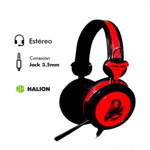 AUDIFONO HALION S1 SCORPION | 3.5MM | ESTEREO
