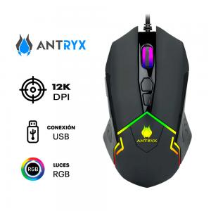 MOUSE GAMER ANTRYX CHROME STORM ASKALON RGB