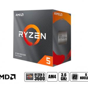 PROCESADOR AMD RYZEN 5 3600 AM4, 3.6GHZ, 32MB, 6 NULCEOS