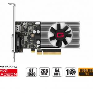 TARJETA DE VIDEO GAINWARD GT 1030 2GB DDR4 GEFORCE NVIDIA 64 BITS, 1 VENTILADOR