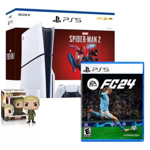 CONSOLA PS5 SLIM BUNDLE SPIDERMAN 2 + EA SPORTS FC 24