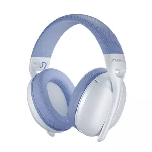 AUDIFONO AULA S6 INALAMBRICO - USB BLANCO-AZUL