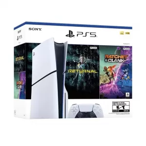 CONSOLA PLAYSTATION 5 SLIM CON LECTOR + RETURNAL+ RATCHET & CLANK BUNDLE (OFERTA UNICA PARA COMPRAS ONLINE!)