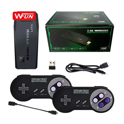 Consola De Videojuegos Retro - 2 Controles (compatible Con +10000 Juegos)