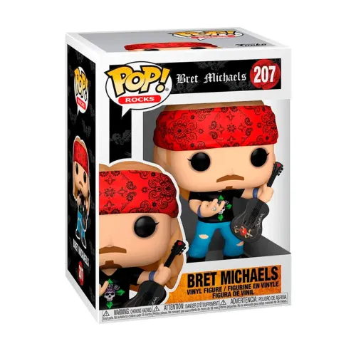 FUNKO POP! ROCKS: Bret Michaels (Styles May Vary) #207