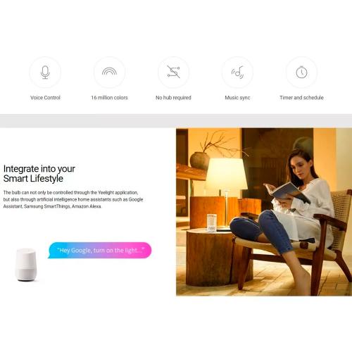 Foco Smart Led 1se Wifi Xiaomi Yeelight Google Home Alexa