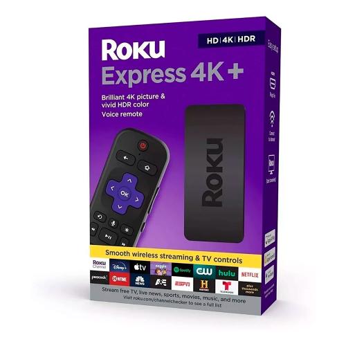 Roku Express 4K+ 3941 control de voz 4K negro