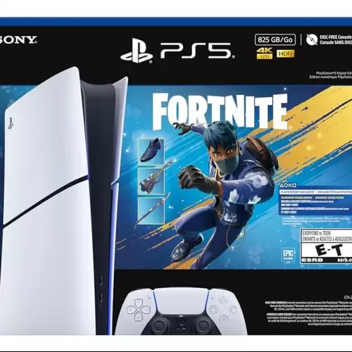 CONSOLA PLAYSTATION 5 SLIM DIGITAL + FORTNITE FLOWERING CAOS